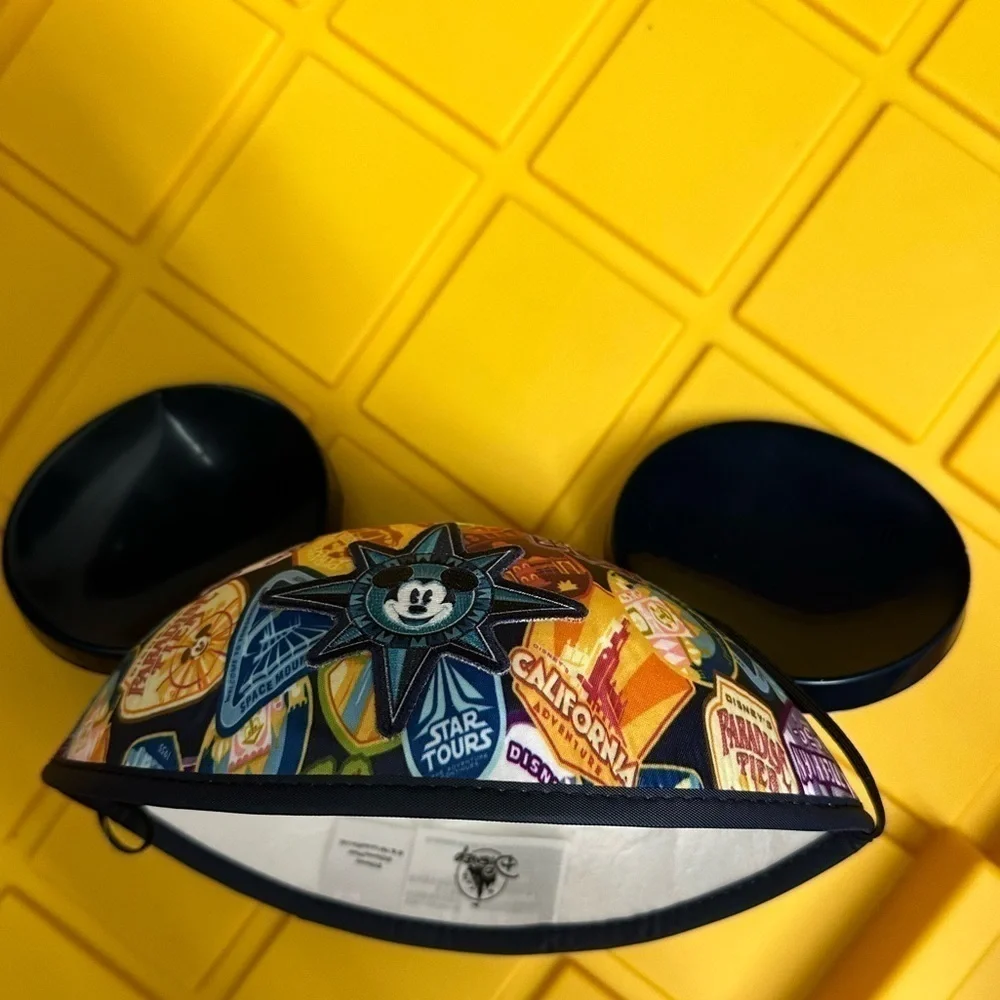 Official Disney Parks Patches Mickey Mouse Ears Hat Name Stitched on back